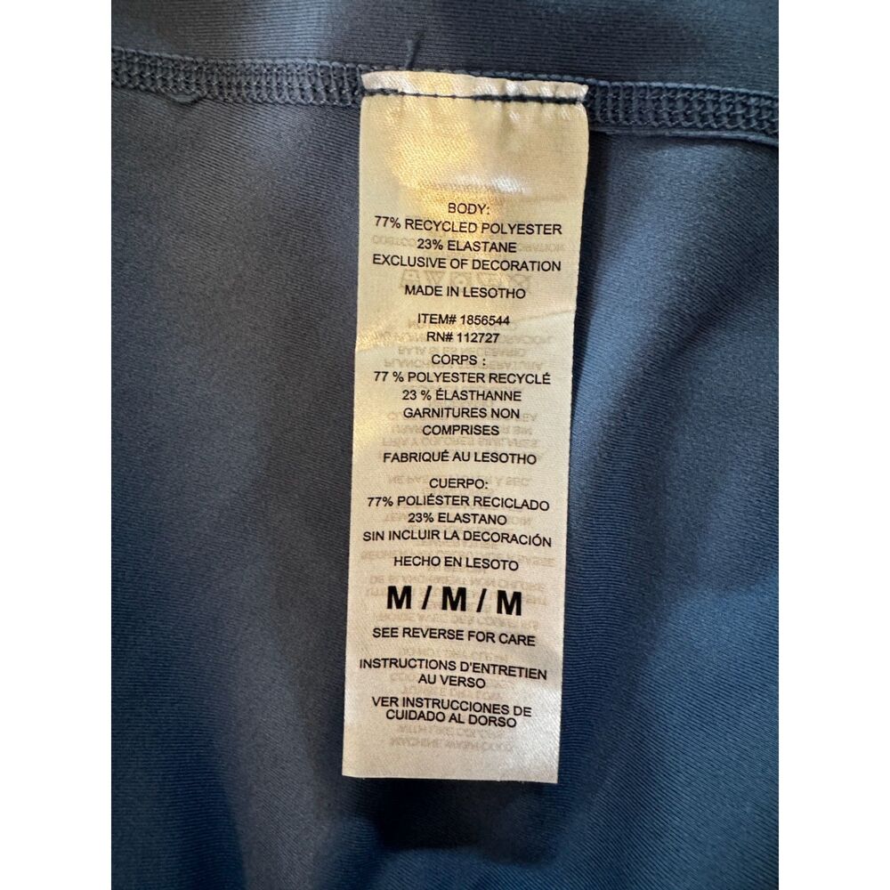 Elle Sport Blue Active Tank Dress Built In Bra Shorts Athleisure Medium - Picture 11 of 16